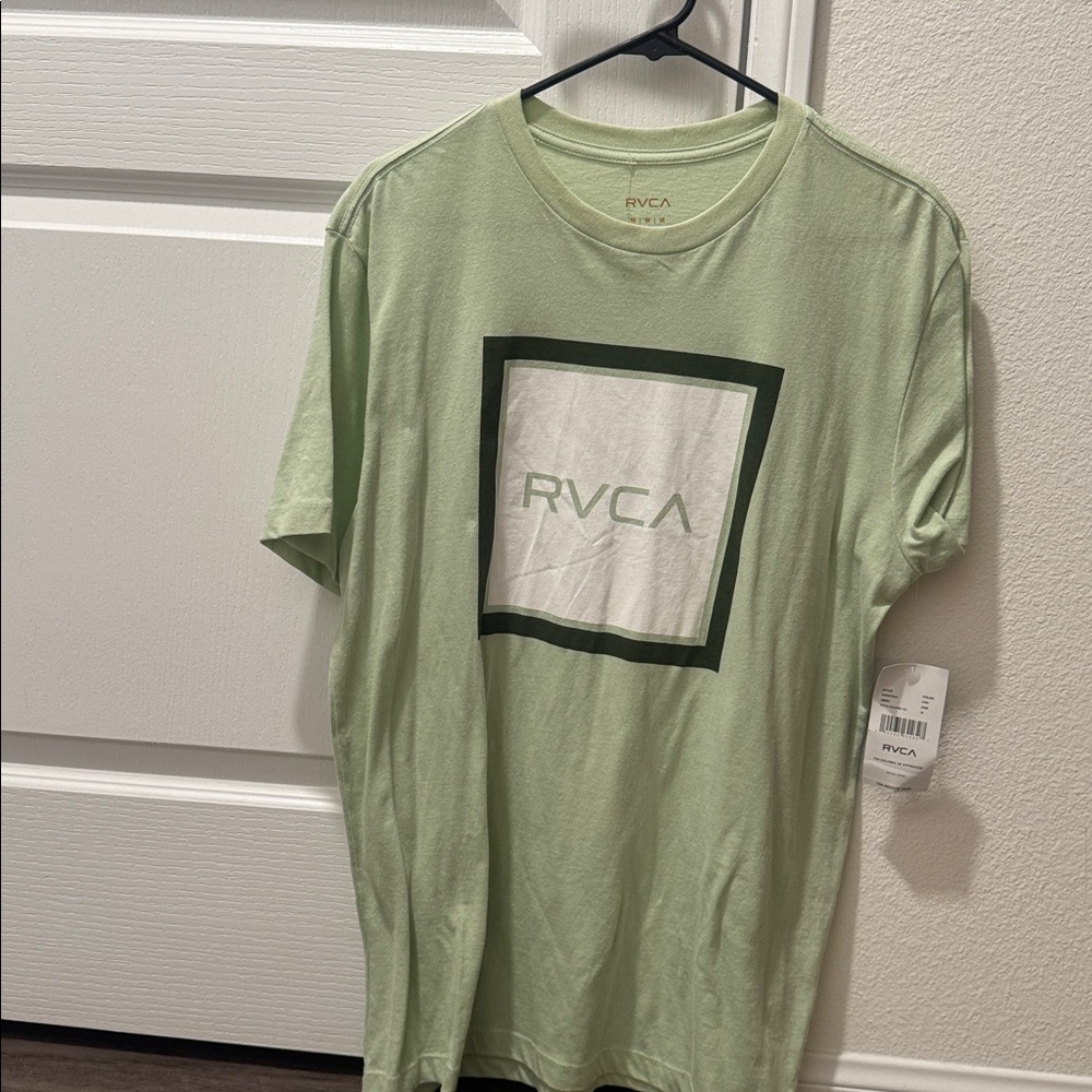 RVCA Light Green Graphic Tee